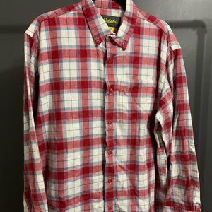 Cabela’’s NWOT Red, Blue, and White Flannel Shirt